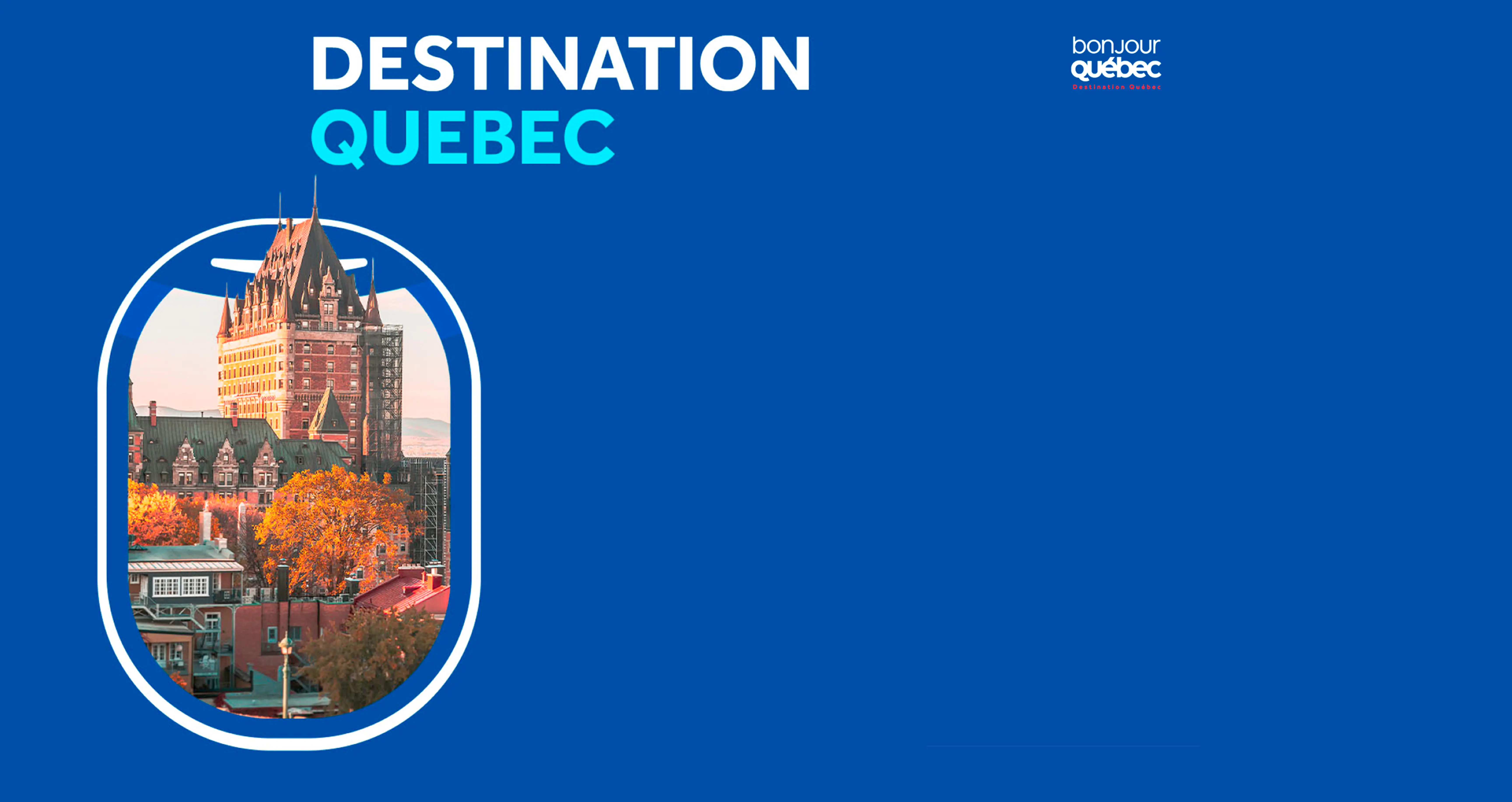 Bannière Destination Québec